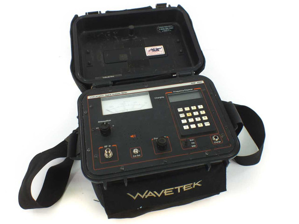 Wavetek SAM 1000 Signal Analysis Meter Portable in Case - Bad Batteries - As Is