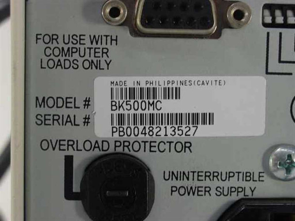 APC 500 VA Back-UPS 500 Battery Backup (BK500MC)
