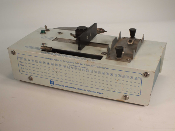 Harvard Apparatus 975 Compact Infusion Pump With Controllable Flow Rate
