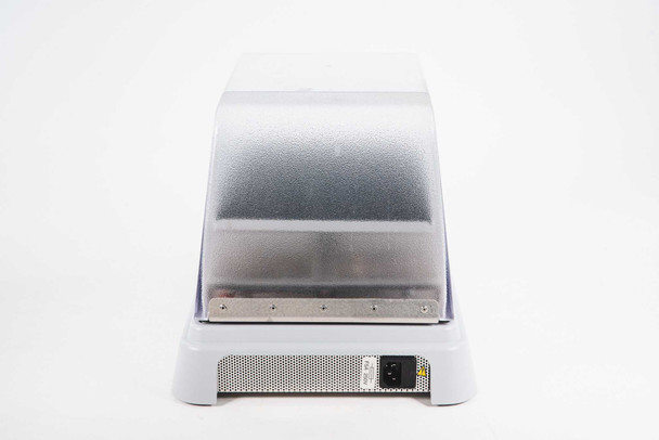 VWR Scientific 12620-910 Digital Incubating Rocker — rear view showing insulated back panel, mounting screws, ventilation grille, and IEC power inlet