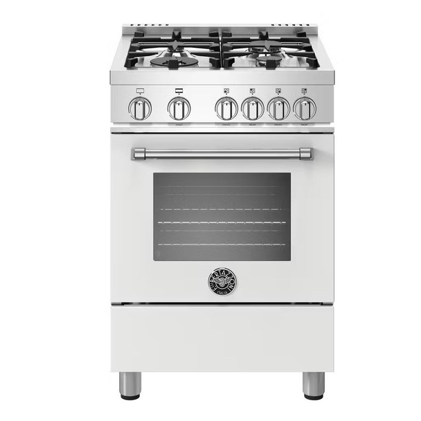 Bertazzoni MAST244GASBIE Master Series 24" Matte White Gas Range in Box