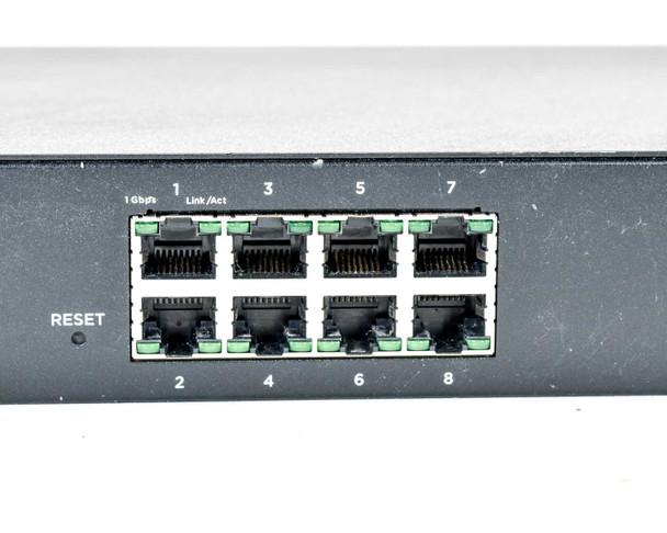 Araknis AN-300-SW-R-8-PoE Managed Gigabit Switch 300 Series Rear 8-port 19" Rack