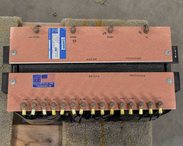 Two Magnetran 99-00250-00 RF transformers shown side by side with copper terminal boards and RFPP labels