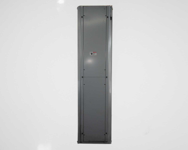 Siemens SB switchboard — rear view, full enclosure, gray cabinet