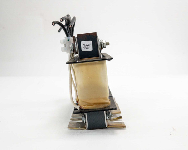 Allen Bradley 1321-3R8-B line reactor, right side profile view showing coil and mounting base