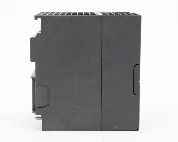 Siemens 6ES7972-0AC80-0XA0 RS485-IS Coupler — left side profile view showing DIN rail clip and ventilation ribs