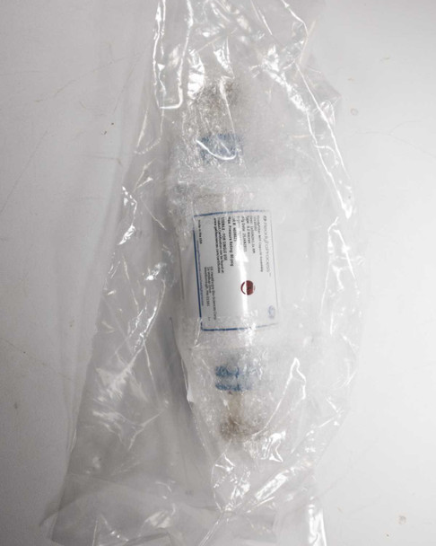 GE Healthcare ReadyToProcess ReadyFilter NFF Capsule Assembly 12410102 in sealed sterile plastic bag — overall view
