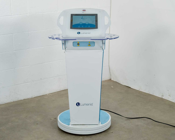 Lumenis NuEra Tight front view showing dual handpiece port connectors and touchscreen display