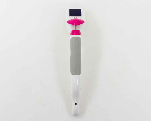 Millipore Scepter PHCC00000 – top-down view showing instrument control toggle dial, LCD screen, padded grip, and full wand profile