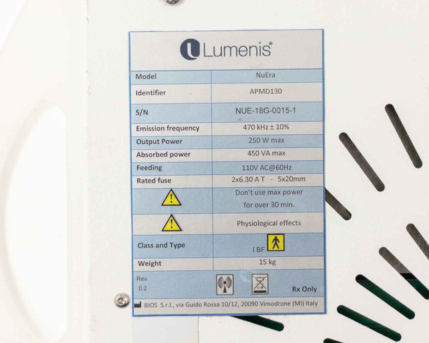 Lumenis 2018 NuEra Tight All-in-One Skin Tightening RF Laser Replacement Display