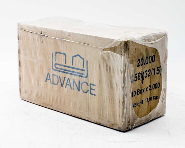 Advance C58 32/15 Stick Staples 1 1/4" x 5/8" 20000 ct. 10 Boxes of 2000 Staples