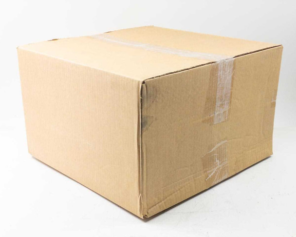 Quanex Solargain 614-5050-P93 Edge Tape closed cardboard box, rear three-quarter angle showing sealed bottom