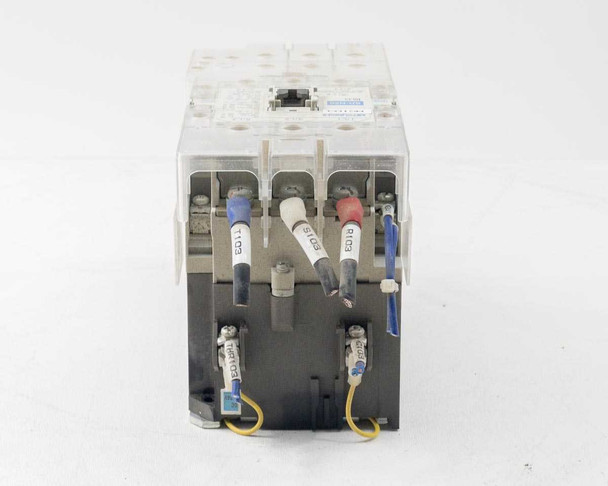 Mitsubishi THN-60 overload relay – E1/E11 terminal wiring close-up