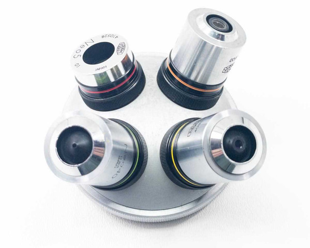 Olympus Tokyo Microscope Optical Component Set Neo & MPlan Lenses Filter Holders