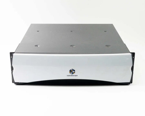 Kaleidescape KServer-5000 — Seagate Constellation ES hard drive removed from caddy, shown beside open chassis bay