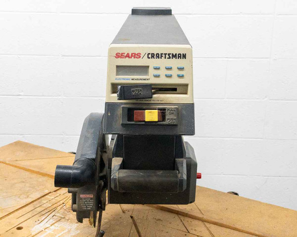 Craftsman radial arm saw – motor and electronic measurement display