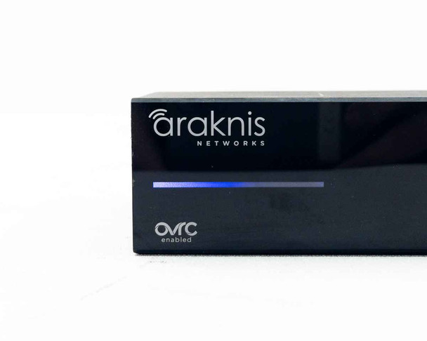 Araknis AN-110-SW-R-8 – front panel view showing 8 port LED indicators labeled 1 Gbps and Link/Act with blue power LED