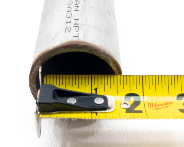 Generic KF40 HD Bellows Vacuum Hose, Stainless Steel, 36", 6" Hose Ends 2" dia.