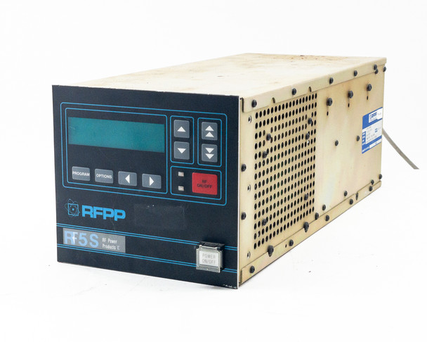RFPP RF5S left side view showing perforated ventilation panel and small cutout for analog interface connector access