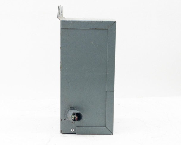 Jefferson Electric 416-1251-000 Buck Boost Transformer — left-side view showing wiring access port with lead wires visible