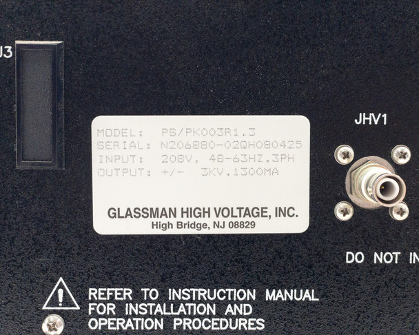 Glassman PS/PK003R1.3 internal heatsink and component layout side view