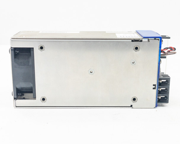 Omron S8VM-30024C — bottom-side view showing smooth metal chassis underside and mounting hardware