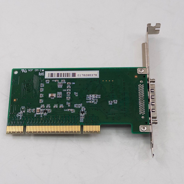 Interface PCI-852100 GPIB PCI card – PCB rear/solder side showing UL and RoHS markings, barcode label 0176286376, and PCI edge connector