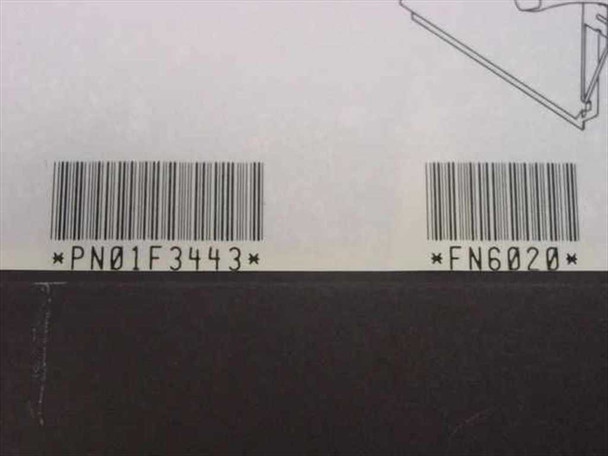 IBM board module PN01F3440 (FN 6021) – front view of IBM International Business Machines Corporation board with label