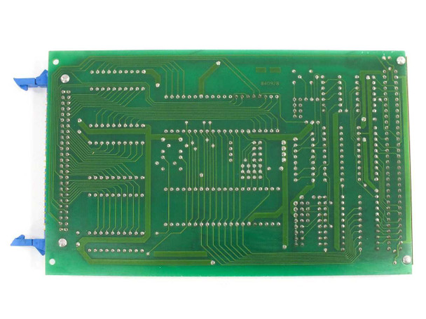 Arcom SPIBB ZSPIBB interface card — solder side (bottom) showing clean PCB traces and blue card guides