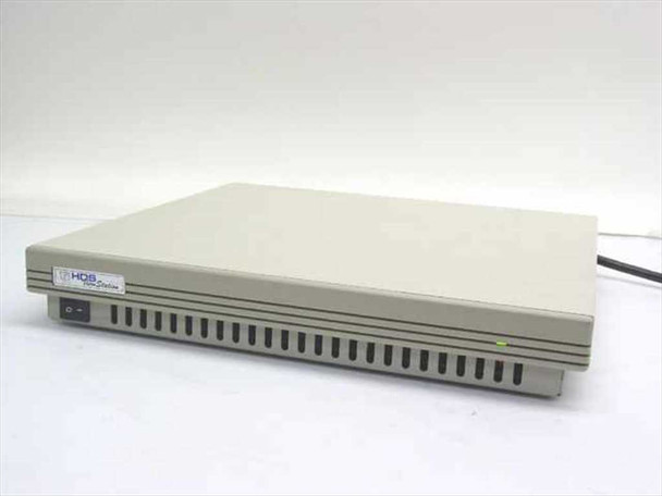 Human Designed Systems HDS View 3 MUC ViewStation desktop terminal — front left angle view showing HDS ViewStation badge, power switch, and ventilation grilles