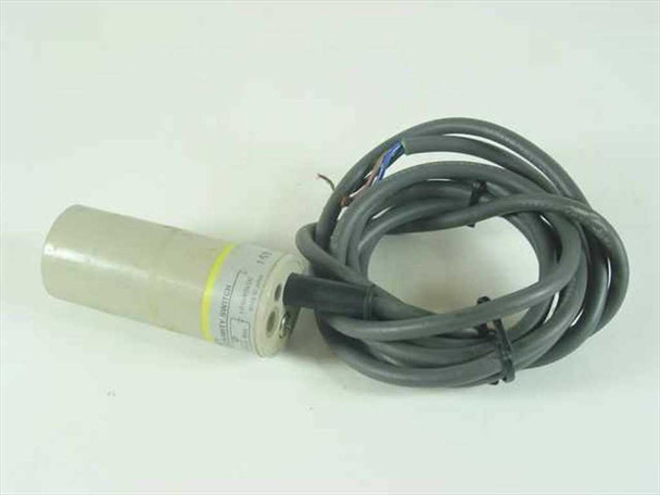 Omron E2K-C25ME1 Capacitive Proximity Switch Sensor full body view with attached gray lead cable