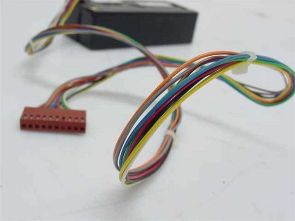 MagTek 21050145 card reader – close-up of multi-color TTL pigtail cable and red multi-pin DIP connector