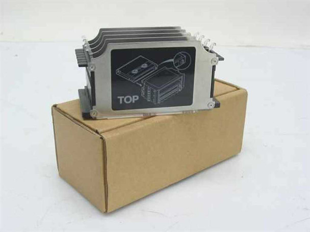Compaq 29908-002 DAT magazine holder — front view showing 4-slot cartridge tray and orientation diagram