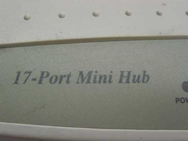 EMI XZ840919T 17-Port Mini Hub – close-up of front label reading '17-Port Mini Hub' with power indicator