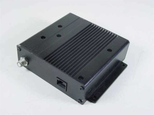 Motorola S5415C Cell Phone Booster – right-side view showing SMA RF antenna port and RJ-11 modular jack on rear panel