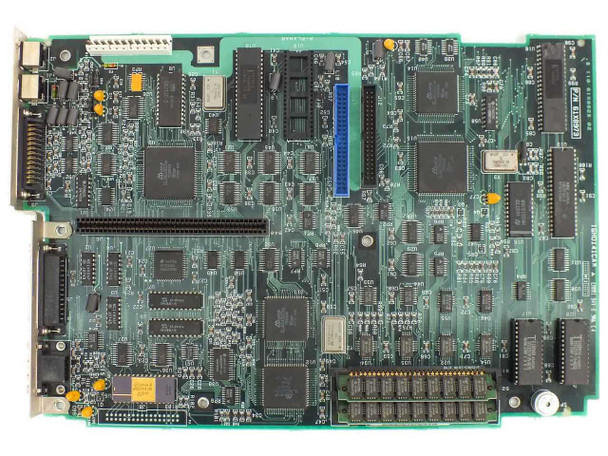 IBM PS/2 8530 System Board 61X8823 – full top-down view showing populated PCB with multiple ICs, memory chips, and edge connectors