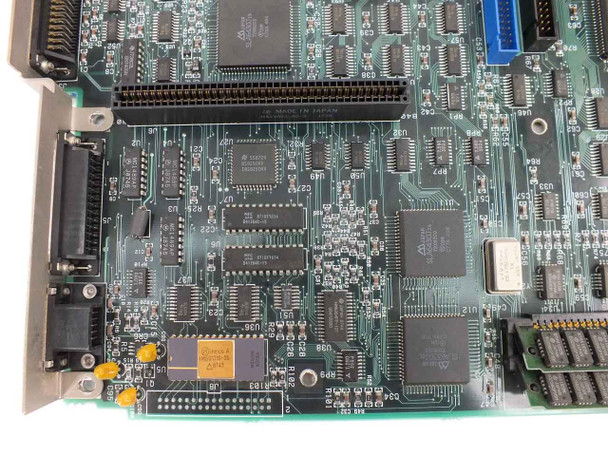 IBM PS/2 8530 System Board – close-up of PCB midsection showing main processor area, multiple support ICs and glue logic chips