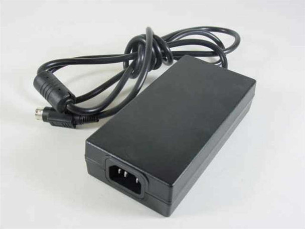Epson PS-180 M159A 24V power supply – three-quarter view showing IEC C14 AC inlet and 3-pin output cable