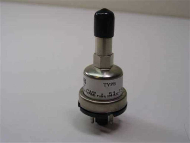 A-VAC 51-1500-01 Vacuum Sensor front view showing body, black cap probe tip, and CAT label