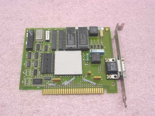 IBM 39F8484 Token Ring ISA network card – component side showing main controller chip, oscillator, and memory ICs