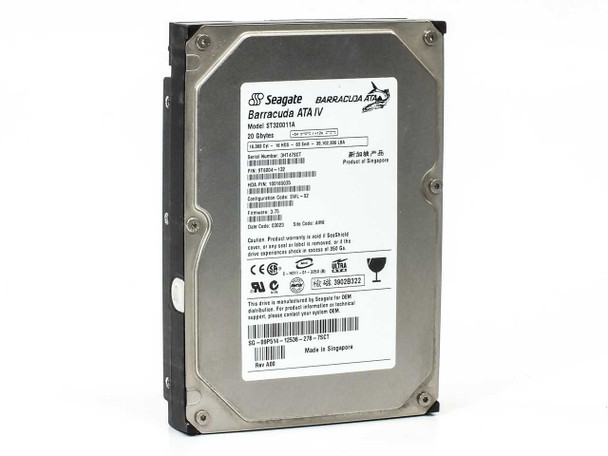 Dell 9P514 20.0GB 3.5" IDE Barracuda ATA IV Hard Drive - Seagate ST320011A