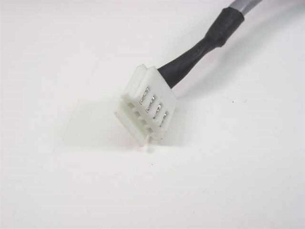 Close-up of proprietary multi-pin JST-style connector on the end of the attached cable