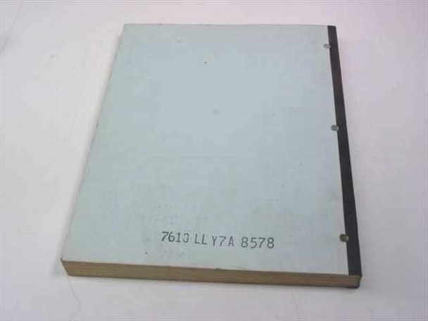 Eastern Tank 5500/5500F Semitrailer Manual — back cover, light blue, showing inventory stamp