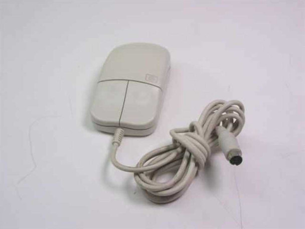 HP Hewlett-Packard C1413A PS/2 mouse — top view showing two-button layout and attached wired PS/2 cable
