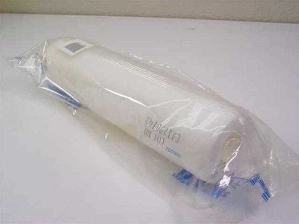 Pall R1P400 Profile II filter cartridge in sealed bag, opposite end view with date code label visible through packaging