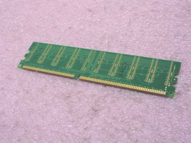 Kingston KTC-PH266/256 256MB DDR PC2100 DIMM – reverse side view showing bare PCB and gold edge connector