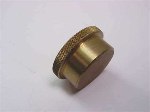 MDC 411115 Brass Blank side profile view clearly showing knurled collar and smooth upper portion