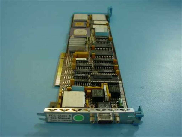IBM 83X7488A MCA Token Ring NIC — angled view showing bracket with DB9 connector and FCC Class A label