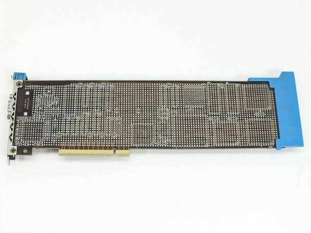 IBM 83X7488A MCA Token Ring NIC — bottom/solder side view showing MCA edge connector and blue card guides