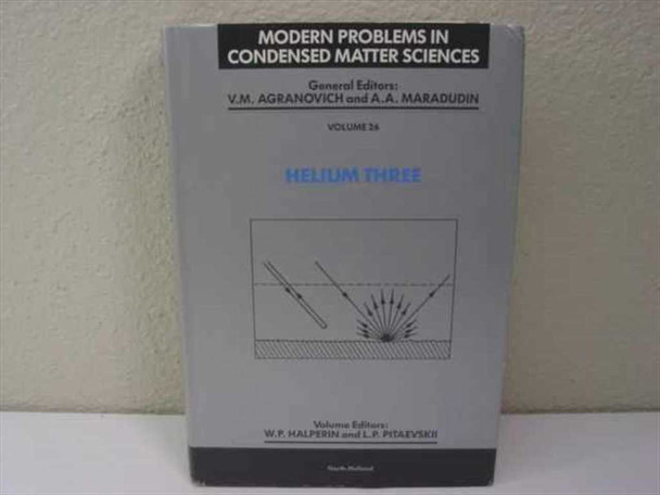 Halperin, W.P./ Pitaevskii, L.P. North Holland Book Company-1990 Helium Three